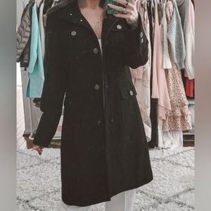 Esprit black wool blend coat